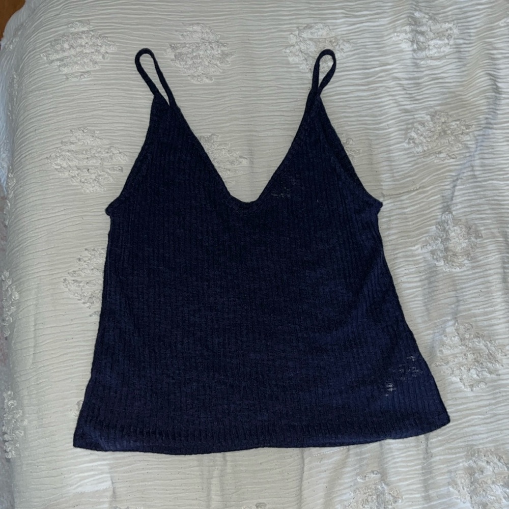 Navy tank top, size small